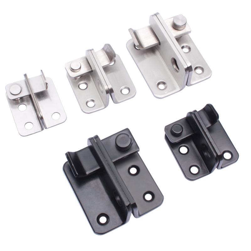 Sukepu Anti-Theft Stainless Steel Slide Bolt Door Latch & Lock for Left/Right Doors