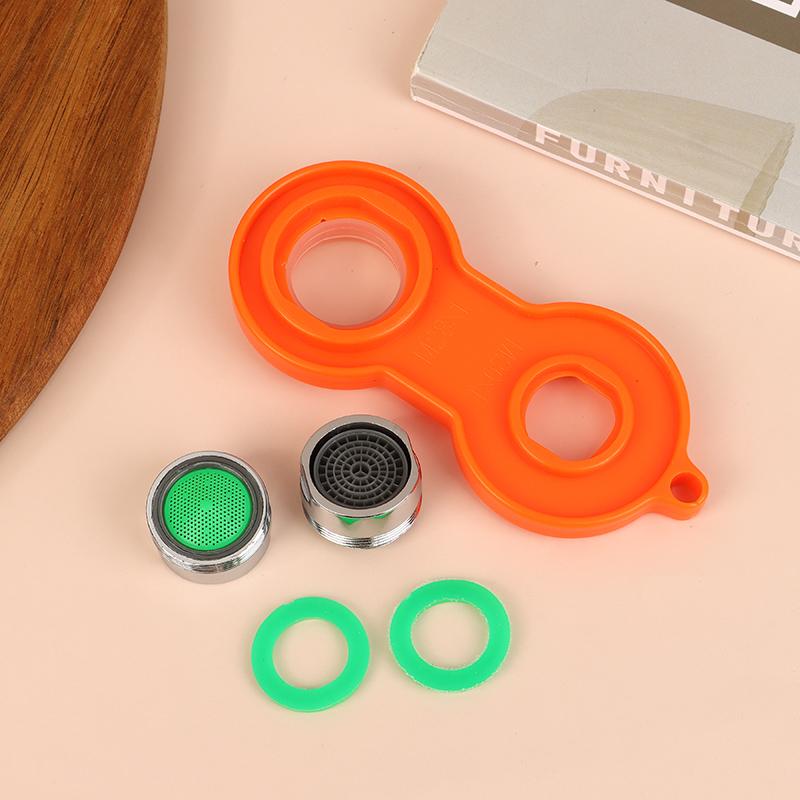 Rafford 11Pc Set Water Saving Faucet Aerator Replaceable Filter Mixed Nozzle M24 24Mm Thread Bathroom Faucet Bubbler Accessories