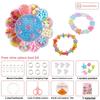 Children Bead Crafting Set Colorful Plastic Materials Handmade Accessories Gift