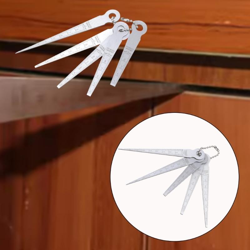 Industrial Steel Feeler Gauges Set Precisions Space Inspection Tool Measuring Tool for Welding Automotive & Furniture Repair