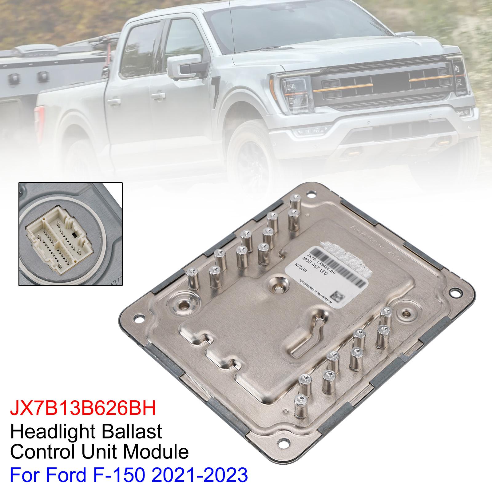 Headlight Ballast Control Unit Module JX7B13B626BH For Ford F-150 2021-2023