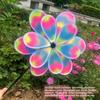 PVC Rotating Sunflower Wind Spinner Large Turntable Windmill  Outdoor Party Picnic Decor