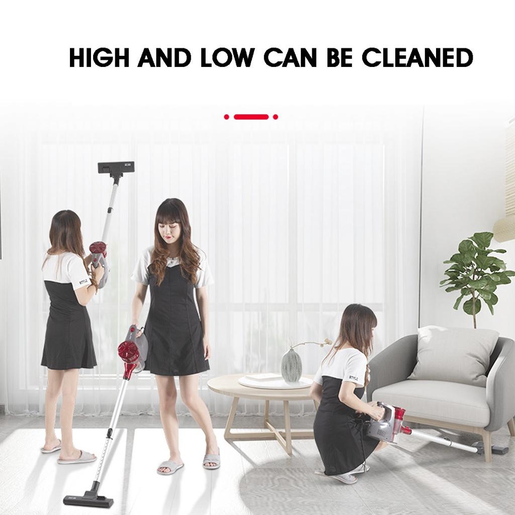 600W 13000pa Handheld Vacuum Cleaner Powerful Dry Stick Vac Home Bagless Handheld Low Noise Dust Collector 2 In 1 120x22cm