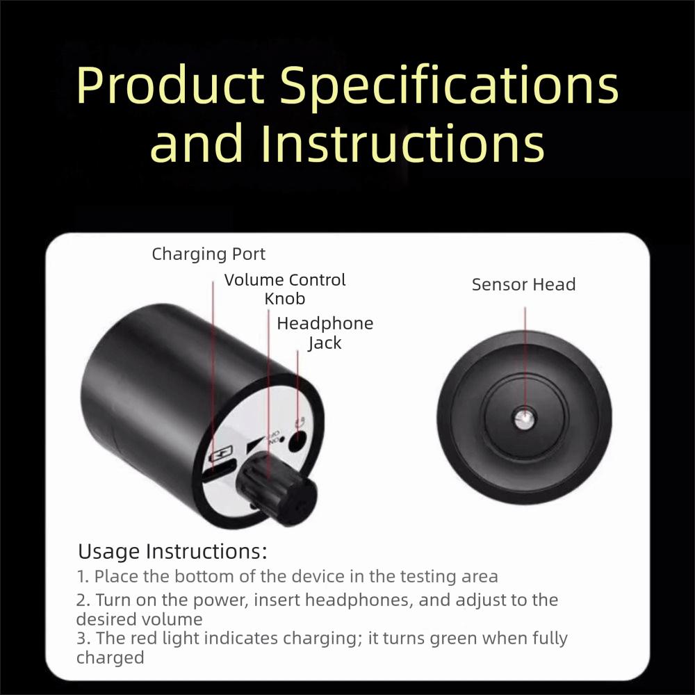 Sound Amplifier Sound Amplifier Sound Collector Water Leak Detector Underground Pipe