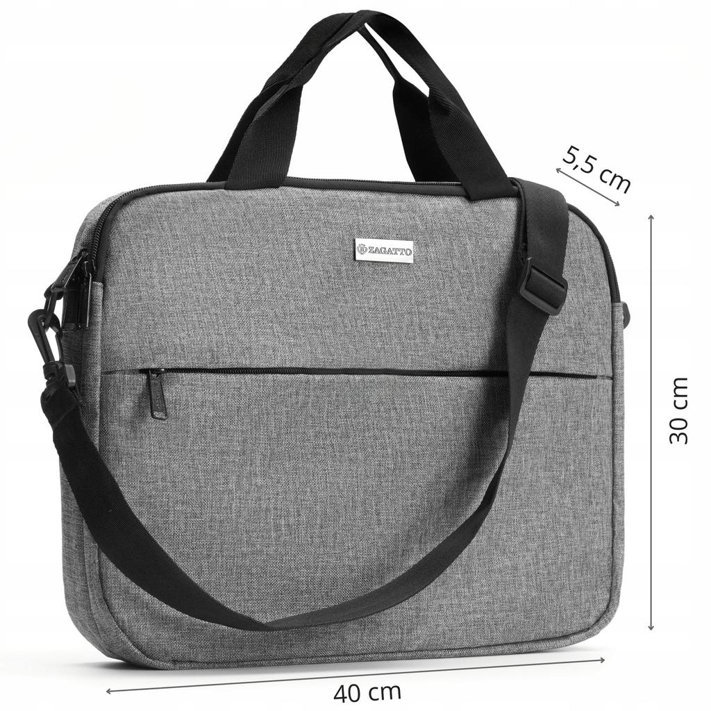 Zagatto Torba Na Laptopa 15,6" Dwukomorowa Na Ramię Zg871