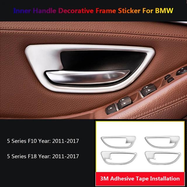 Car Gear Shift Knob Air Vent CD Panel Window Lift Door Speaker A Pillar Steering Wheel Cover Trim For BMW 5 Serie F10 F07 Inner