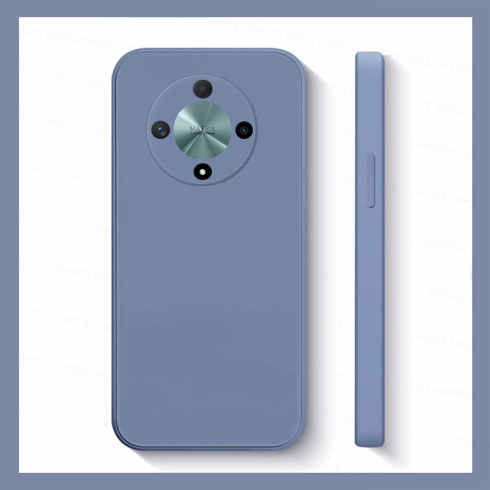 Tekuté silikonové pouzdro Honar X9b Měkká matná ochrana fotoaparátu Zadní kryt pro Honor X9A X9B Magic 6 Lite 5 Lite pouzdra