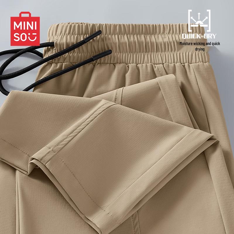 MINISO Men s Straight-Leg Breathable Casual Pants XL
