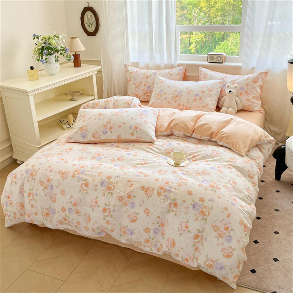 Rural Style Cotton Small Fresh Floral Print Three/four Piece Set [multiple Options]