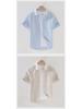 Men's Casual Summer Linen Short-Sleeve Shirt and Cardigan