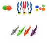 Colorful Kids Diving Toy Set With Water Rings Torpedo Pool Fun For Ages 3 To 6 Years
