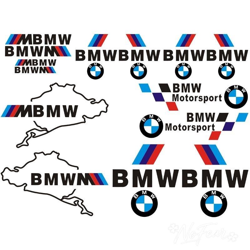 Car Side Door 3D Sticker Badge Decal Decoration Accessories  For BMW X1 X2 X3 X5 X4 X6 X7 G30 G20 G32 G11 G12F40 F30 F20 F10 F34