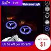 Autoaufkleber Für Mercedes Benz 2 STÜCK Original Auto Tür Willkommenslicht LED Auto Abzeichen Projektorlampe Für Mercedes Benz AMG Maybach W