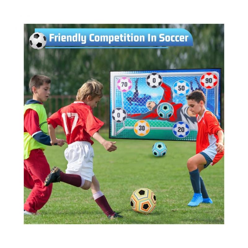 Soccer Ball Game Set for Kids Football Accuracy Exercise,Gift Toy 8+