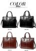 Borsa a tracolla da donna in vera pelle di grande capacità - Borsa versatile per il tempo libero e il lavoro