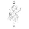 Personalità Dominante Amore Fiore Loto Spine Linea Totem Spina Mano Tatuaggio Adesivo