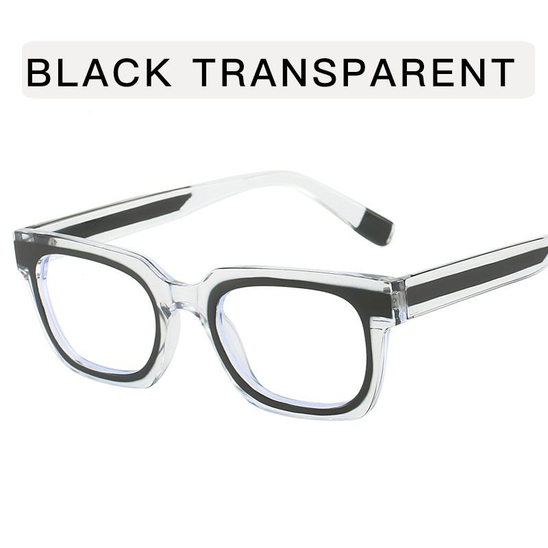 

Квадратная форма Мужская оправа для очков Лоскутный цвет Стильные женские оправы для очков Винтажные Анти-синий свет Мужские очки