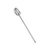 Heavy Dutys Stainless Steel Kitchen Stirring Rod Whisks Tool High Torques Mixers For Dough Pastry Preparation Sauces Purees