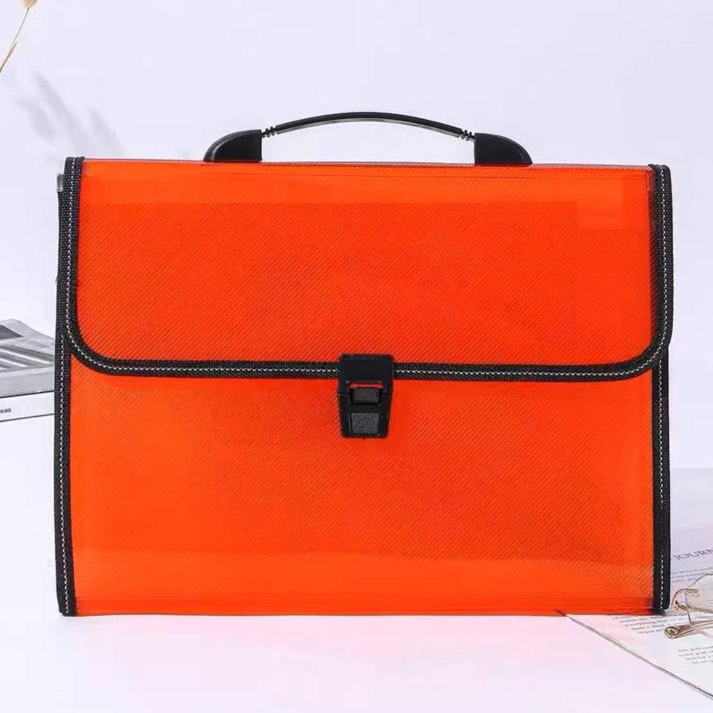 1PC twill portable accordion bag, 13 layers of large-capacity folders, easy to classify and store files.
