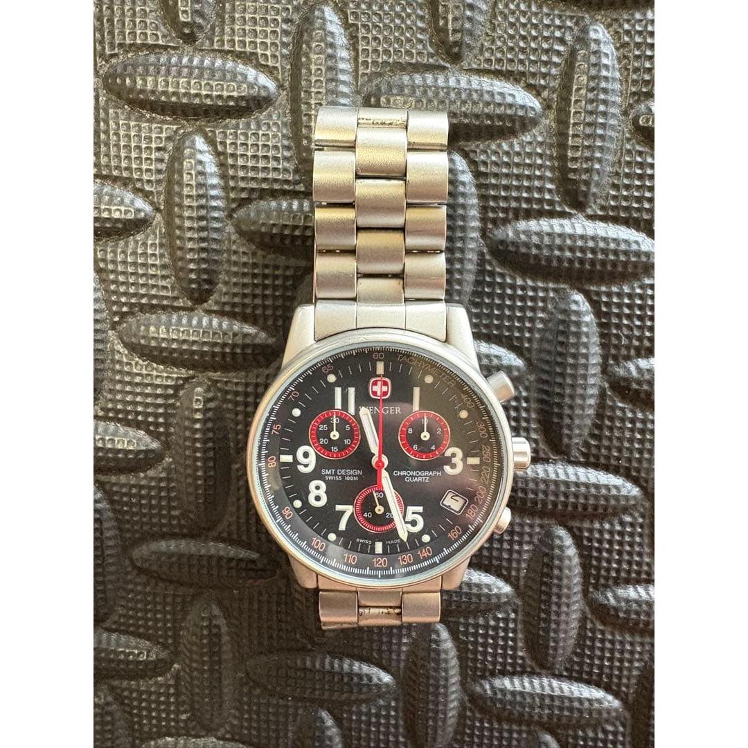 Used Price reduction! WENGER Chronograph 536 0765 100m waterproof
