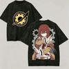 Krüge;Gate Shirt Vintage Gewaschen Unisex Oversized Anime Streetwear Weiche Baumwolle Kurzarm T-Shirt Geschenk Kleidung Oberteile 2026 Heißer Verkauf