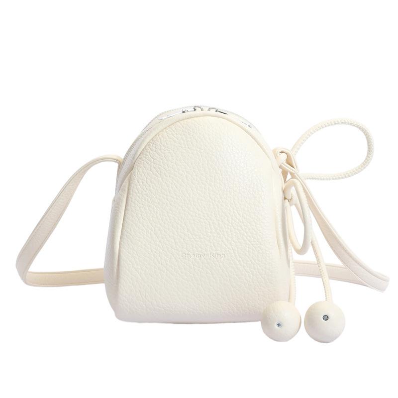 Modische leichte Umhängetasche klein für den Freizeitgebrauch, mehrschichtige Handytasche, Damen-Schultertasche
