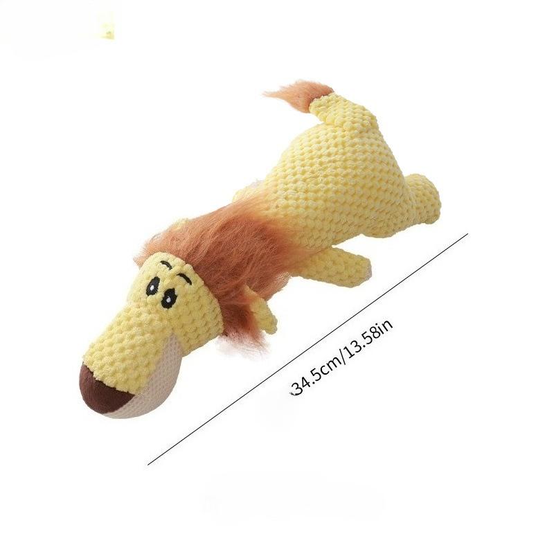 Funny Simulated Animal Dog Toys for Small Large Dogs with Squeakers Durable Plush Squeaky Dog Chew Toy Pet Products