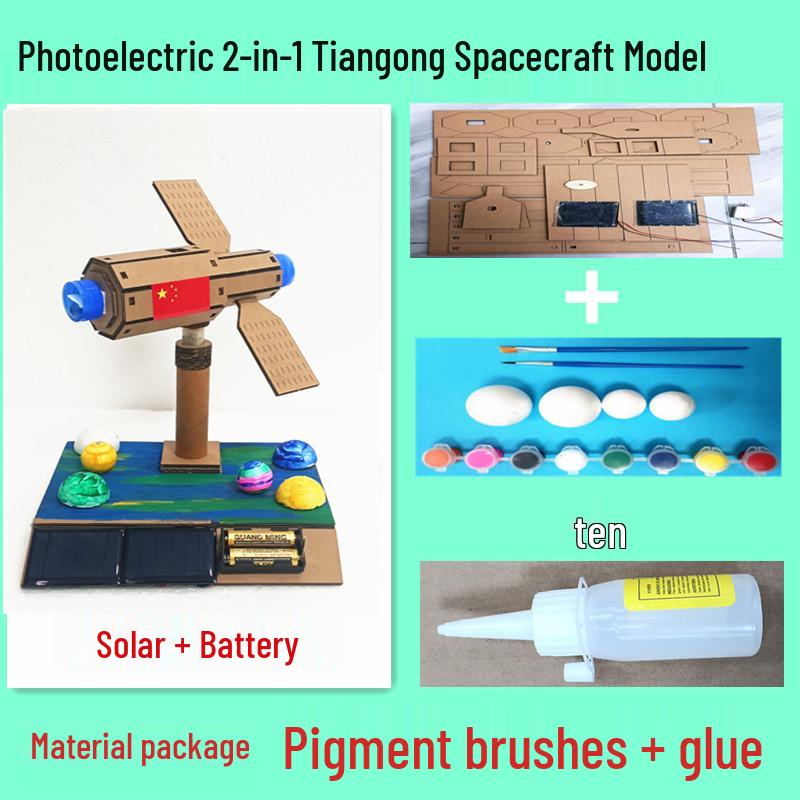 Aerospace Waste Utilization Solar Power Aviation DIY Educational Toys for Children