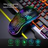 K320 Wired Gaming Keyboard and Mouse Suit for Business Office and E-sports Games