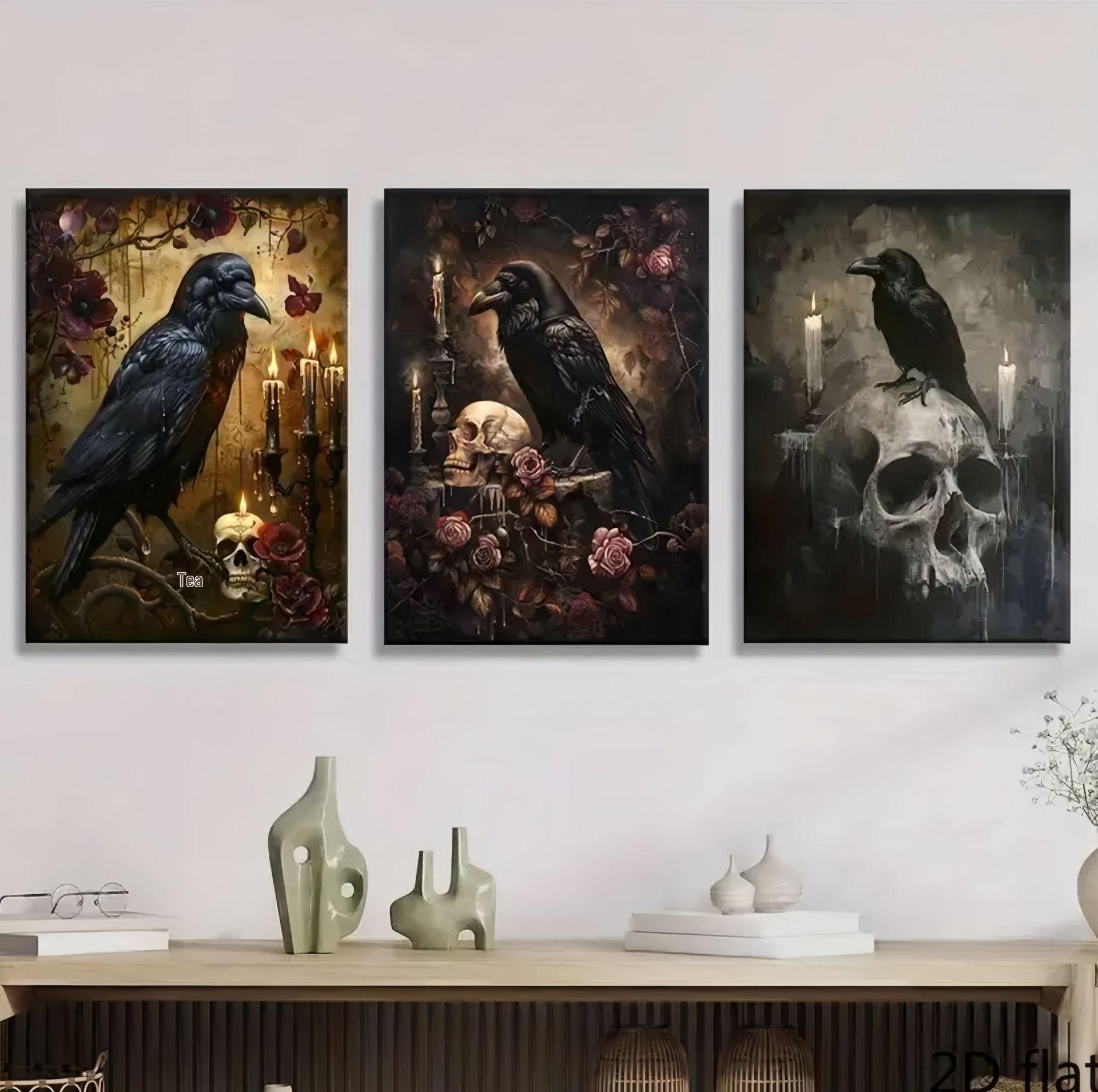 Cross-border Spray Paint Canvas Art: Living & Dining Room Decor 15x20