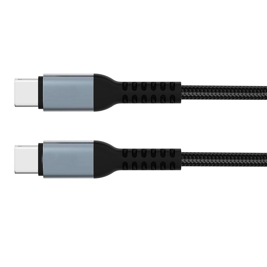 100/240W USB C Cable Nylon Braided Fast Charging Cord USB C To USB C Cable Charging Cord Support Charging Sync 480mbps