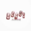 Jia Niangzi Handmade Cat Eye Sparkle Gradient Nail Art Stickers - Autumn/Winter Skin-Whitening Atmosphere