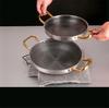 Honeycomb Dry Pot Stainless Steel Seafood Rice Pot Lobster Plate Thickened Commercial Creative Double Ear Pan Dry Pot Hotpot