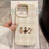 Three Bears Cartoon Phone Case For iPhone 11 12 13 14 15 16 17 Pro Max XS X XR 16E 17E Plus 17 Air Cute Shockproof Soft Cover