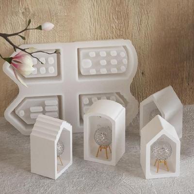 Portachiavi con Stampo a Forma di Casa Fatto a Mano Set in Silicone Robusto e Stilysh Accessorio per Appassionati di Artigianato Uso Quotidiano