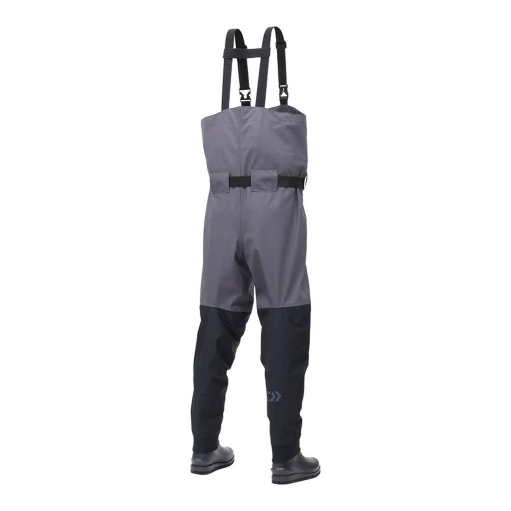 Daiwa Tight Fit Salt Breath Zip Waders Size S SW-4502B-T Black,