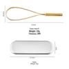Stainless Steel Single-Handle Tongue Scraper for Oral Hygiene