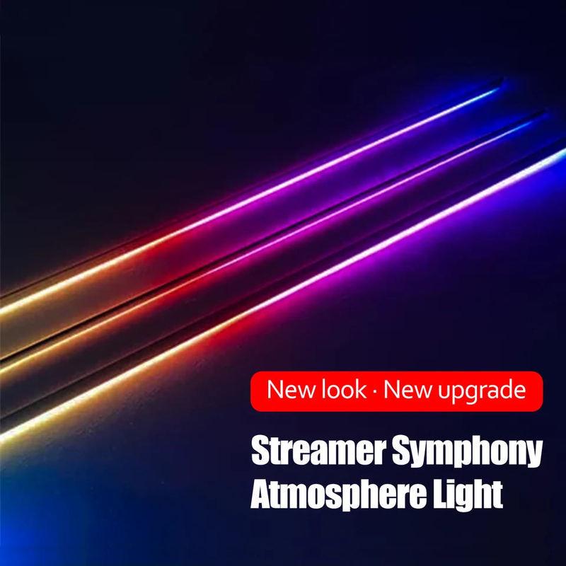 30in1 Symphony Car Ambient Light RGB 128 Color Universal Car Interior led strip acrylic Backlight Guide Symphony Atmosphere lamp