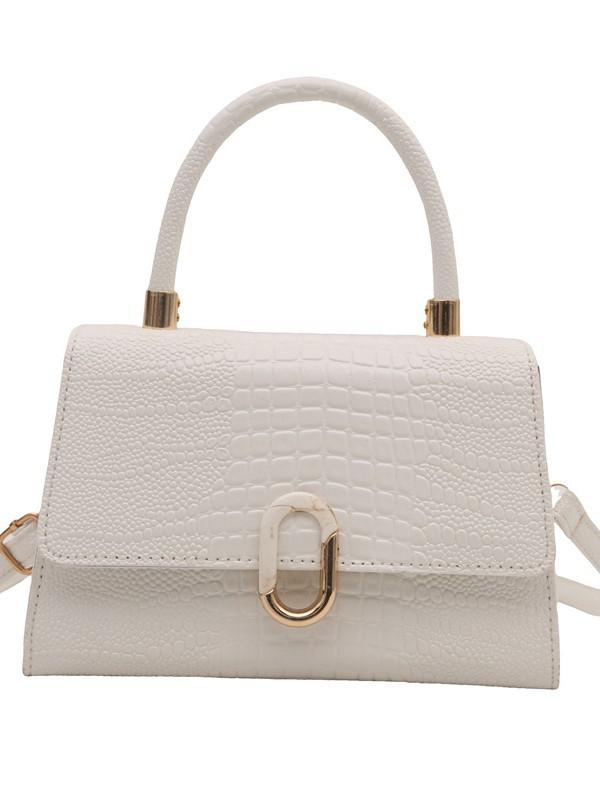 Women's 2024 Fashion Niche Textured Small Square Bag - Versatile Shoulder & Crossbody Handbag