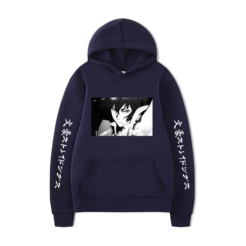 Kusuke Bungo Stray Dogs Anime Unisex Hoodie - Lässiges Herbst/Winter Langarmtop