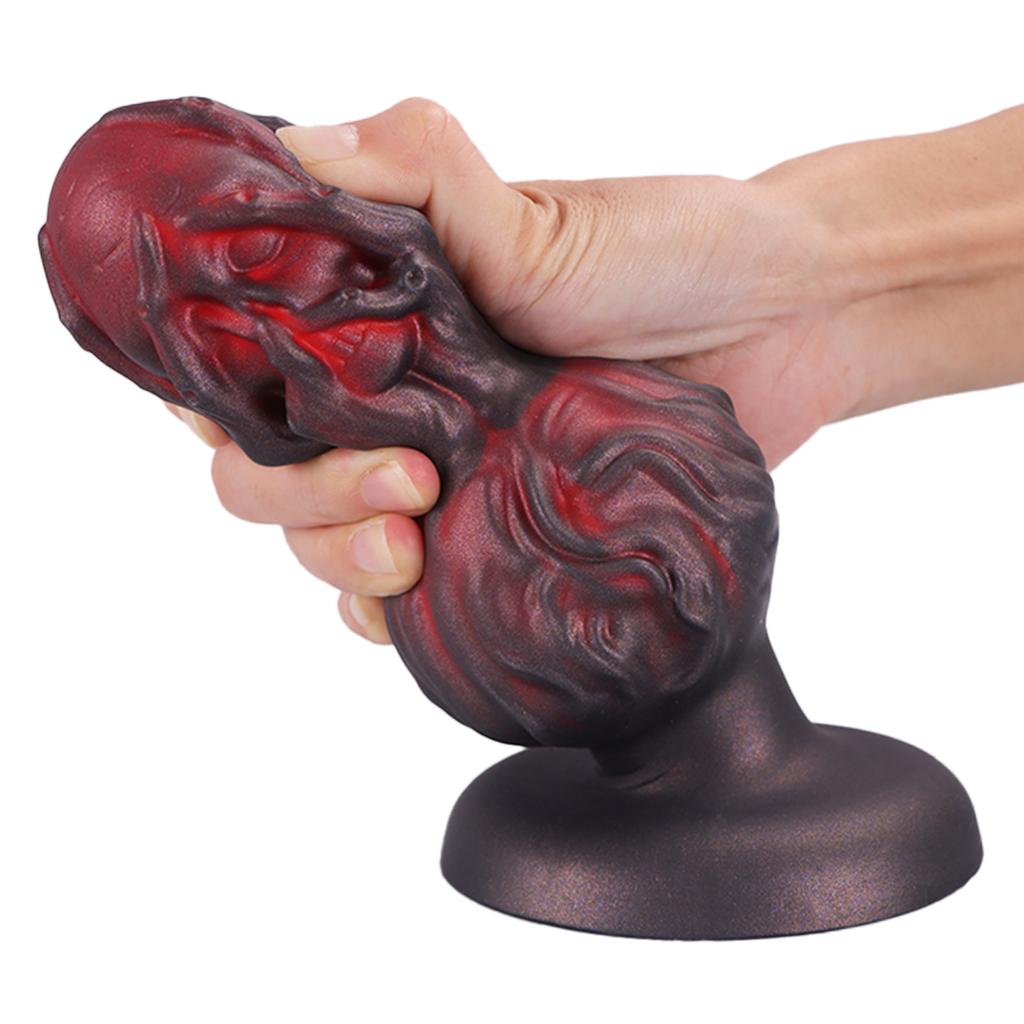 Tekutý silikon Obrovské dildo Masturbátor Anální kolík Sexuální hračka Pěstování Realistický penis Velký pták Strap on Kohout