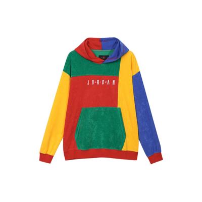 Jordan Ανδρικό Φούτερ με Κουκούλα Colorblock Sport DNA Πολύχρωμο CJ6084-480