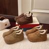 High-top Shoes with Fleece Lining and Full Coverage - New Style Snow Boots, Best-selling Cotton Shoes