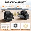Bymaocar 23.62in Go-Kart & ATV Rear Axle Assembly with Anti-Slip Track Wheels, Triangular Structure for For Off-Road Adventures