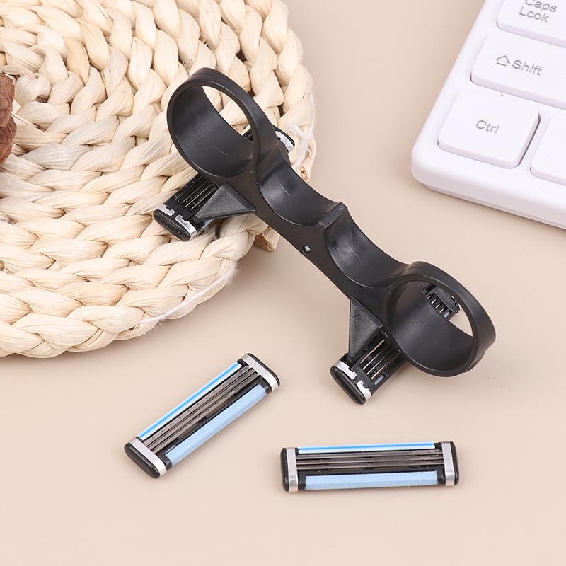 Bald Head Shaver Tool Double-Sided Razor Head Shaving Aid For Smooth Head Haircut Washable Safety Razor Accessory