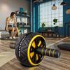 Klassisches Workout Bauchmuskelroller Rad Bauch Home Fitness Übung Bauchrad Rolle Bauchformer mit Kostenloser Knieauflage