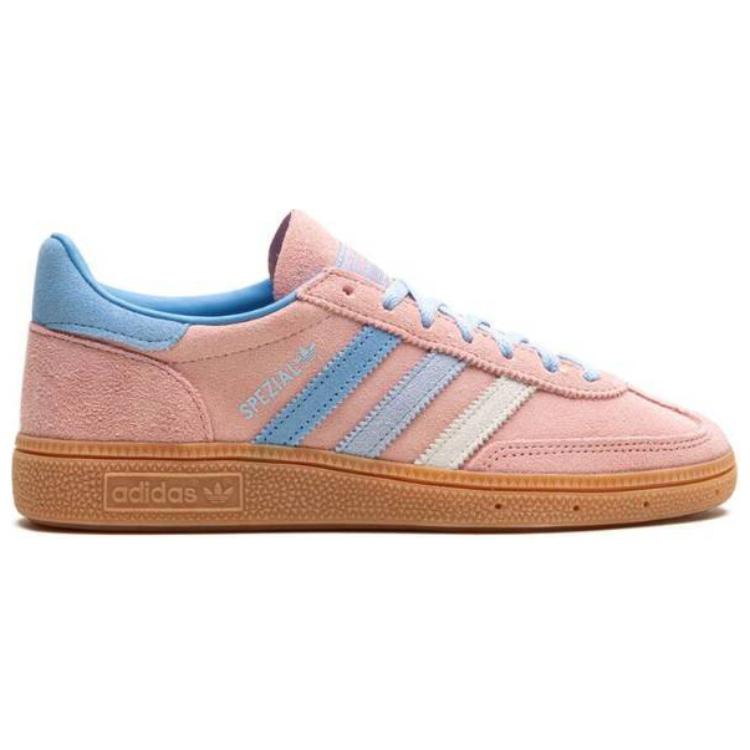 adidas Handball Spezial Poloviční Růžová Jiskřivě Modrá Dámské Tenisky Světle Modrá Obloha IG1974