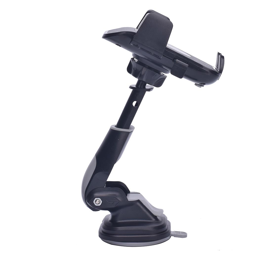 Car Dashboard Windshield Telescopic Long Arm Mobile Phone Holder Rotatable Suction Cup Bracket