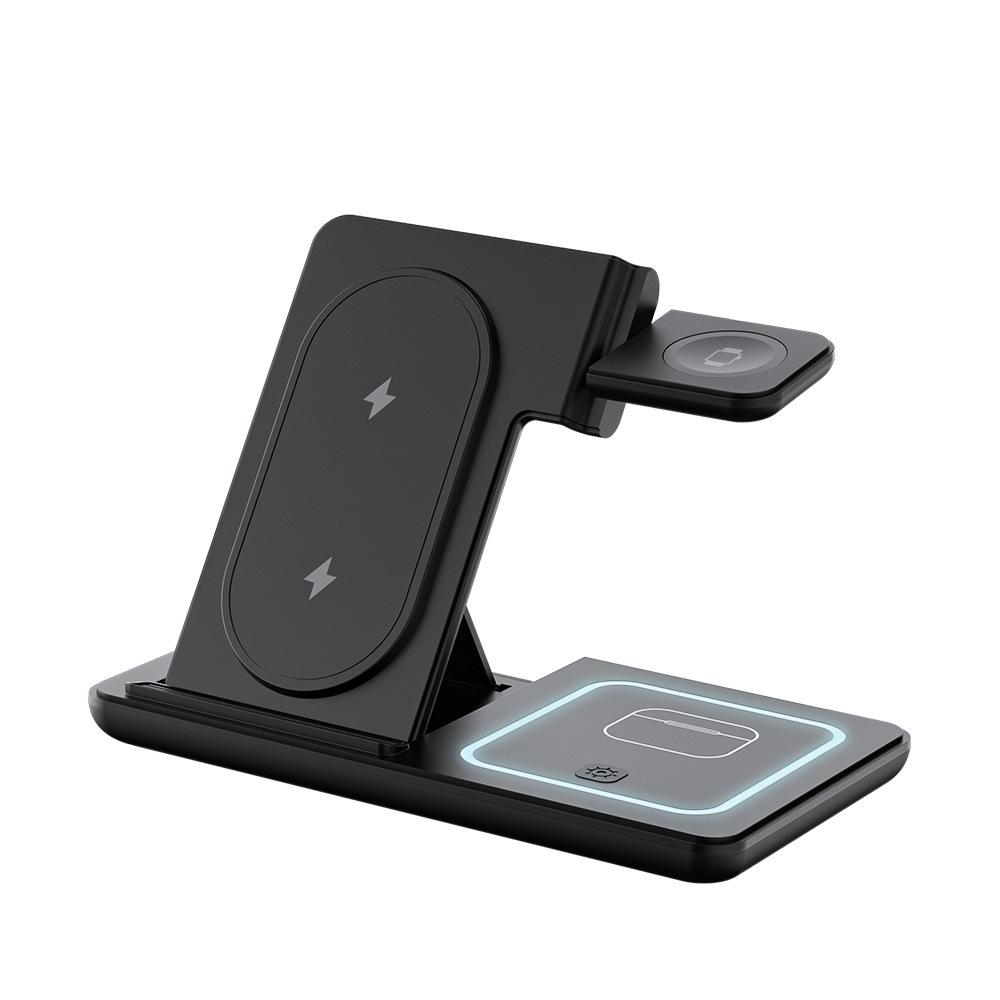 3-in-1 15W Wireless Charger: Fast Charge for Apple Phones, Watches, & Earbuds