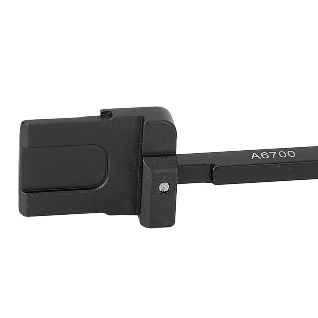 Acogedor A6700 Metal Rest Hand Hot Shoe Rest Hand Aluminum Alloy Ergonomic 90 Degree Rotation for A6700 Camera Thumb-Up Grip, Thumb-Up Grip, Design,